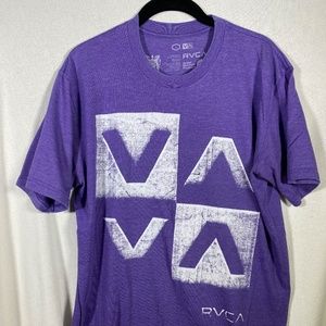 Used RVCA Purple T-shirt LARGE